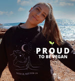 With Us Not For Us (Embroidered) | Vegan Crewneck