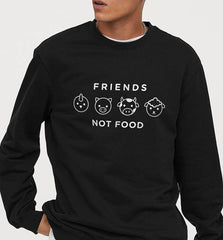 Friends Not Food | Vegan Crewneck