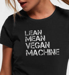 Vegan Machine | Womens Fitted Tee