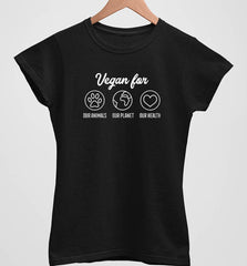 Vegan For | Womens Fitted Tee